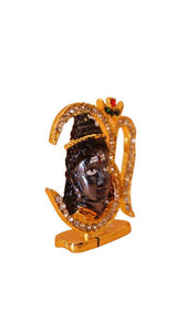 Lord Shiva Shankar Statue Bhole Nath Murti Home Decor( 1.8cm x1.5cm x0.5cm) Gold