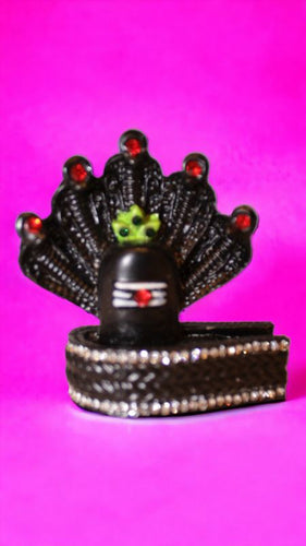 Shivling Idol Murti for Daily Pooja Purpose (2.2cm x 2cm x 1cm) Golden