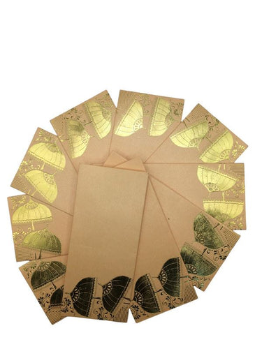 Envelopes Envelope Money holder Diwali Wedding Gift Card Pack of 10 Light Yellow