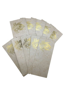 Envelopes Envelope Money holder Diwali Wedding Gift Card Pack of 10 White