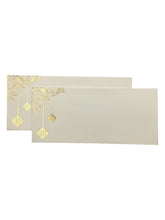 Load image into Gallery viewer, Envelopes Envelope Money holder Diwali Wedding Gift Card Pack of 10 White