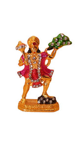 Lord Bahubali Hanuman Idol for home,car decore (2cm x 1.5cm x 0.5cm) Orange