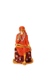 Sai Baba Statue Divine for Your Home/car Decor Gold