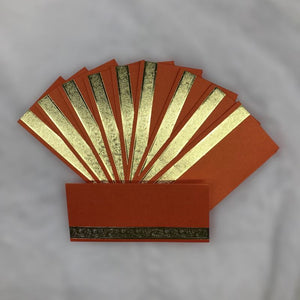 Envelopes Envelope Money holder Diwali Wedding Gift Card Pack of 10 Orange