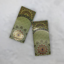 Load image into Gallery viewer, Envelopes Envelope Money holder Diwali Wedding Gift Card Pack of 10 Green