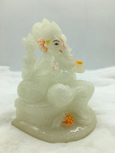 Load image into Gallery viewer, Ganesh Ganesha Ganpati Ganapati Hindu God Hindu God Ganesh fiber idol White