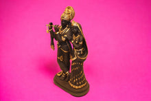 Load image into Gallery viewer, Radhe Krishna Hindu God Hindu fiber idol Black