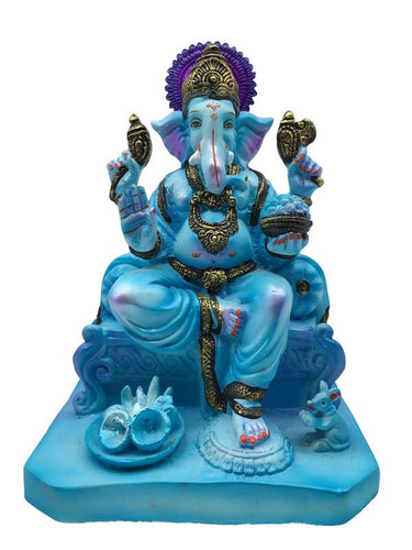 Ganesh Ganesha Ganpati Ganapati Hindu God Hindu God Ganesh fiber idol White