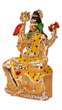 Load image into Gallery viewer, Lord Shiva Shankar Statue Bhole Nath Murti Home Decor ( 3cm x 2cm x 1cm) Gold