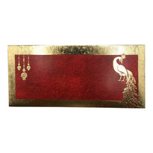 Load image into Gallery viewer, Envelopes Envelope Money holder Diwali Wedding Gift Card Pack of 10 Red &amp; gold