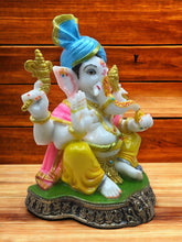 Load image into Gallery viewer, Ganesh Ganesha Ganpati Ganapati Hindu God Hindu God Ganesh fiber idol Mixcolor