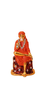 Sai Baba Statue Divine for Your Home/car Decor Gold