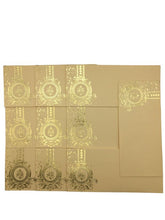 Load image into Gallery viewer, Envelopes Envelope Money holder Diwali Wedding Gift Card Pack of 10 Cream