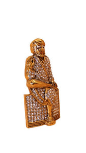 Sai Baba Statue Divine for Your Home/car Decor Gold