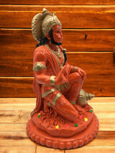 Load image into Gallery viewer, Hindu Fiber Lord Hanuman Statue for Home &amp; office decor, temple, diwali Pooja fiber idol Home Deocration Gifting Orange