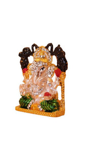 Ganesh Bhagwan Ganesha Statue Ganpati for Home Decor Green