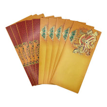 Load image into Gallery viewer, Envelopes Envelope Money holder Diwali Wedding Gift Card Pack of 10 Yellow