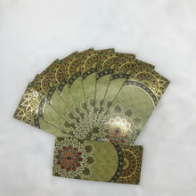 Load image into Gallery viewer, Envelopes Envelope Money holder Diwali Wedding Gift Card Pack of 10 Green