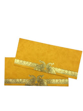 Load image into Gallery viewer, Envelopes Envelope Money holder Diwali Wedding Gift Card Pack of 10 Yellow