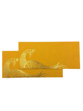 Load image into Gallery viewer, Envelopes Envelope Money holder Diwali Wedding Gift Card Pack of 10 Yellow