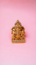 Load image into Gallery viewer, Ganesh Bhagwan Ganesha Statue Ganpati for Home Decor(1.9cm x 1.4cm x 0.5cm) Gold