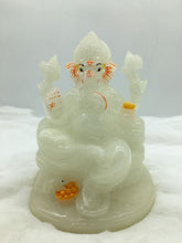 Load image into Gallery viewer, Ganesh Ganesha Ganpati Ganapati Hindu God Hindu God Ganesh fiber idol White