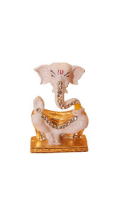 Ganesh Bhagwan Ganesha Statue Ganpati for Home Decor White