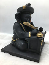 Load image into Gallery viewer, Ganesh Ganesha Ganpati Ganapati Hindu God Hindu God Ganesh fiber idol black