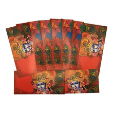 Load image into Gallery viewer, Envelopes Envelope Money holder Diwali Wedding Gift Card Pack of 10 Red