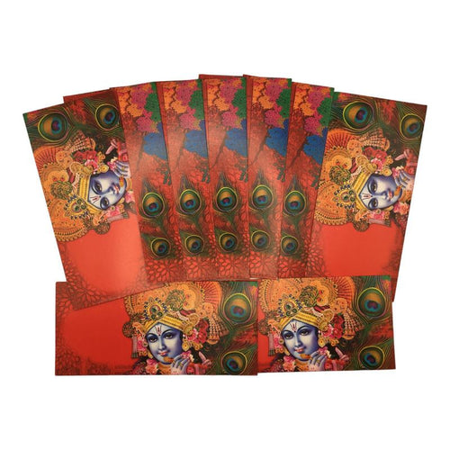 Envelopes Envelope Money holder Diwali Wedding Gift Card Pack of 10 Red