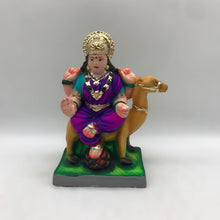 Load image into Gallery viewer, Ambe maa,Ambaji, Durga ma, Bengali Durga ma statue,idol,murti,mud idol Purple