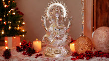 Load image into Gallery viewer, Ganesh Bhagwan Ganesha Statue Ganpati for Home Decor(7.5cm x 4cm x 2.5cm) Silver