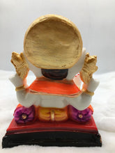 Load image into Gallery viewer, Ganesh Ganesha Ganpati Ganapati Hindu God Hindu God Ganesh fiber idol orange