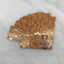 Load image into Gallery viewer, Envelopes Envelope Money holder Diwali Wedding Gift Card Pack of 10 Orange