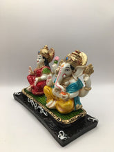 Load image into Gallery viewer, Laxmi Ganpati Hindu God Hindu God Ganesh and laxmi fiber idol Colorful