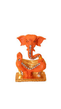 Load image into Gallery viewer, Ganesh Bhagwan Ganesha Statue Ganpati for Home Decor Orange