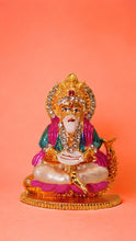 Load image into Gallery viewer, Sindhi Lord God Jhulelal Sai Idol Murti Statue decor Gold