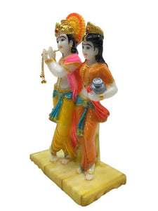 Radha Krishna,Radha Kanha Statue,for Home,office,temple,diwali Pooja Multi color