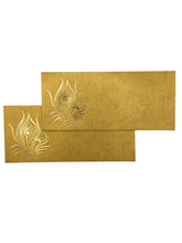 Load image into Gallery viewer, Envelopes Envelope Money holder Diwali Wedding Gift Card Pack of 10 Light Yellow