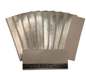 Envelopes Envelope Money holder Diwali Wedding Gift Card Pack of 10 White Silver