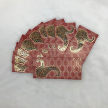 Load image into Gallery viewer, Envelopes Envelope Money holder Diwali Wedding Gift Card Pack of 10 Pink