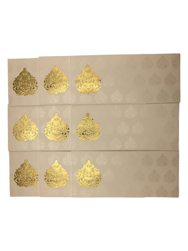 Envelopes Envelope Money holder Diwali Wedding Gift Card Pack of 10 White