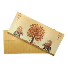 Load image into Gallery viewer, Envelopes Envelope Money holder Diwali Wedding Gift Card Pack of 10 Cream