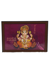 Load image into Gallery viewer, Ganesh Frame Ganesha Frame Ganpati Wall Frame Hanging Home Decore Multi color