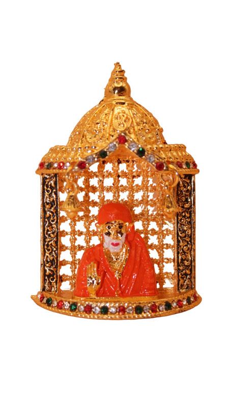 Sai Baba Statue Divine Decor for Your Home Indian Idol Gold