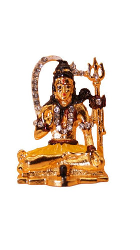 Lord Shiva Shankar Statue Bhole Nath Murti Home Decor(2cm x 1.4cm x 0.5cm) Blue