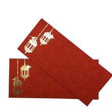 Load image into Gallery viewer, Envelopes Envelope Money holder Diwali Wedding Gift Card Pack of 10 Red