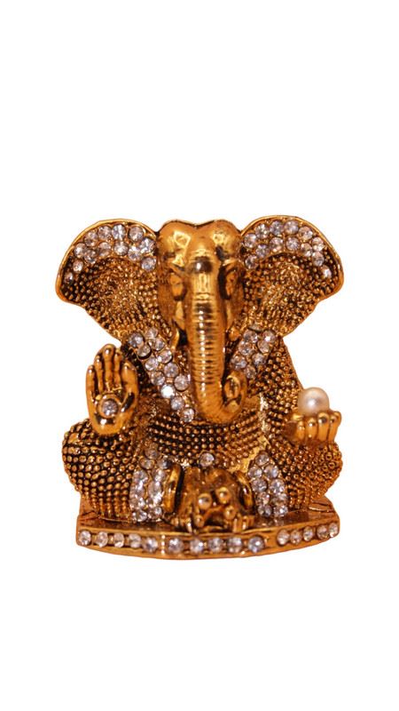 Ganesh Bhagwan Ganesha Statue Ganpati for Home Decor Gold