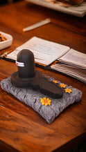 Load image into Gallery viewer, Shiv Ling Idol Murti for Daily Pooja Purpose ( 6cm x 9.5cm x 6cm) Black