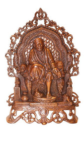 Sai Baba WALL HANGING & TABLE SHOWPIECE FIGURINE STATUE FOR HOME DECOR Copper